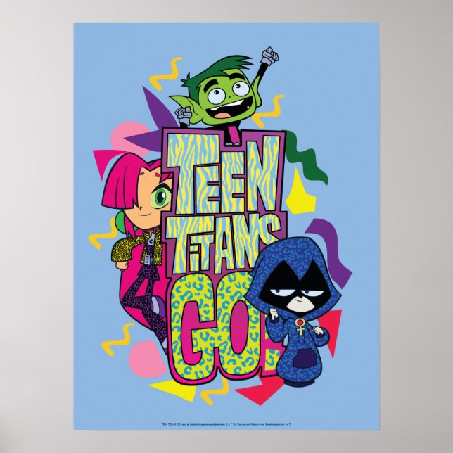 Teen Titans Go! | "Girls Girls" Animal Print Logo (Front)