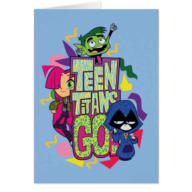 Teen Titans Go! | "Girls Girls" Animal Print Logo (Front)