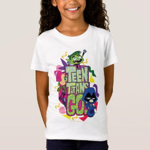 Teen Titans Go! | "Girls Girls" Animal Print Logo T-Shirt