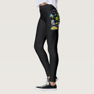 Teen Titans Go!   Gnarly 90's Pizza Graphic Leggings