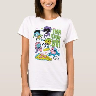 Teen Titans Go! Gnarly 90's Pizza Graphic T-Shirt