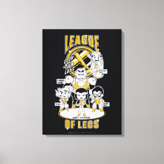 Teen Titans Go! | League of Legs Canvas Print