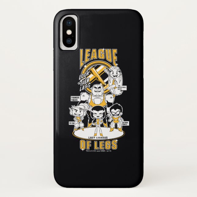 Teen Titans Go! | League of Legs Case-Mate iPhone Case (Back)