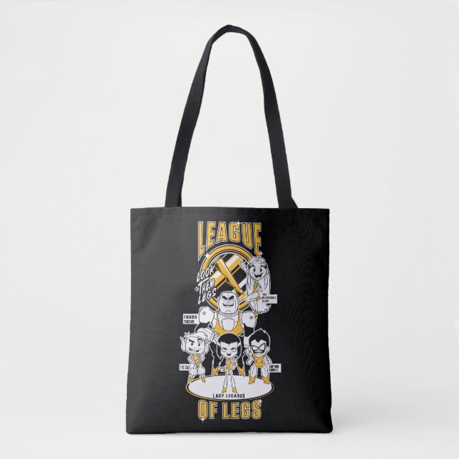 Teen Titans Go! | League of Legs Tote Bag (Front)