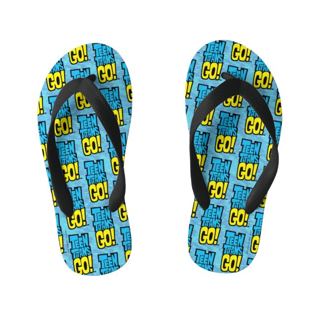 Teen Titans Go! | Logo Kid's Thongs (Footbed)