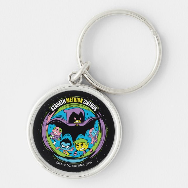 Teen Titans Go! | Raven "Azarath Metrion Zinthos" Key Ring (Front)