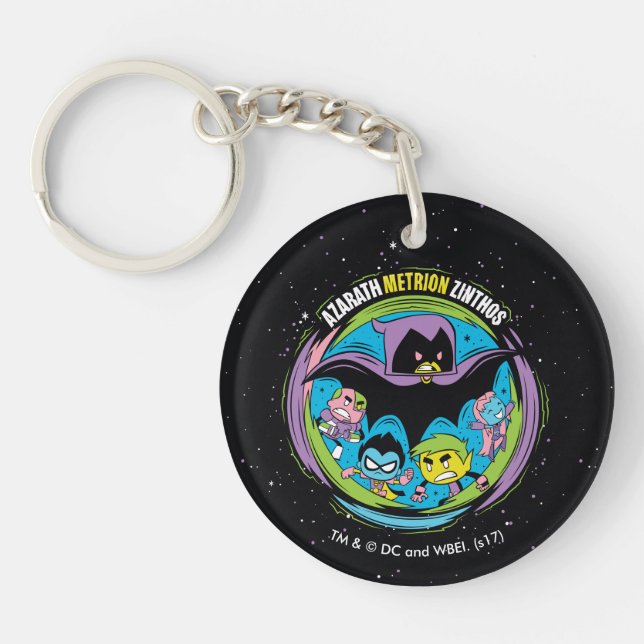 Teen Titans Go! | Raven "Azarath Metrion Zinthos" Key Ring (Front)
