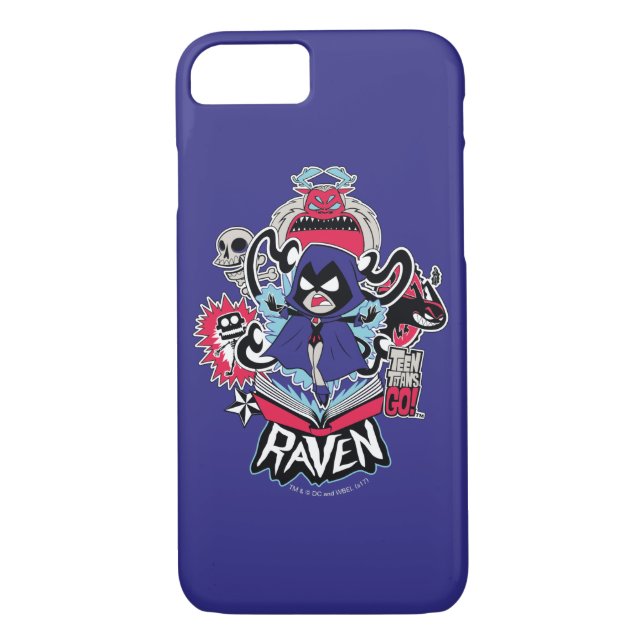 Teen Titans Go! | Raven Demonic Powers Graphic Case-Mate iPhone Case (Back)
