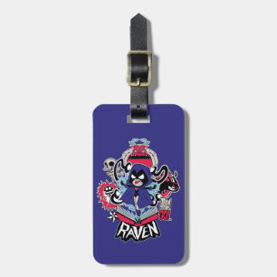 Teen Titans Go! Raven Demonic Powers Graphic Luggage Tag