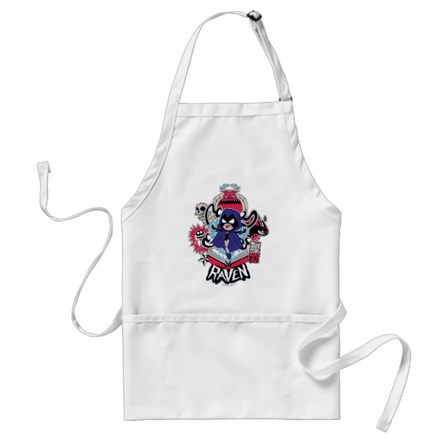 Teen Titans Go! | Raven Demonic Powers Graphic Standard Apron (Front)