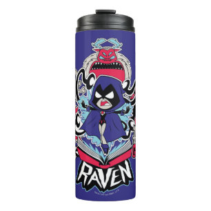 Teen Titans Go!   Raven Demonic Powers Graphic Thermal Tumbler