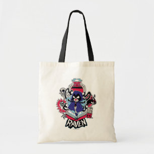 Teen Titans Go!   Raven Demonic Powers Graphic Tote Bag