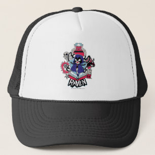 Teen Titans Go! Raven Demonic Powers Graphic Trucker Hat