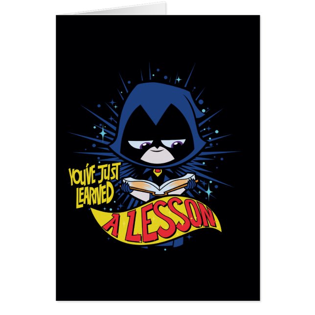 Teen Titans Go! | Raven "Learned A Lesson" (Front)