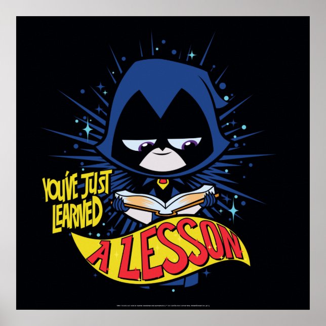 Teen Titans Go! | Raven "Learned A Lesson" Poster (Front)