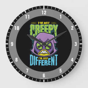 Teen Titans Go! Raven "Not Creepy I'm Different" Large Clock