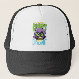 Teen Titans Go! Raven "Not Creepy I'm Different" Trucker Hat