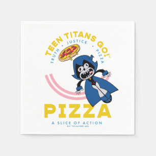Teen Titans Go! Raven "Truth Justice Pizza" Napkin