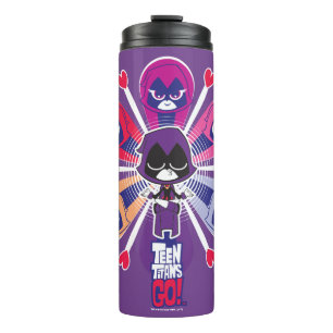 Teen Titans Go!   Raven's Emoticlones Thermal Tumbler