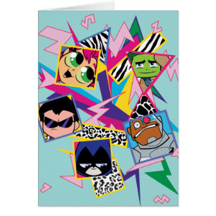Teen Titans Go!   Retro 90's Group Collage