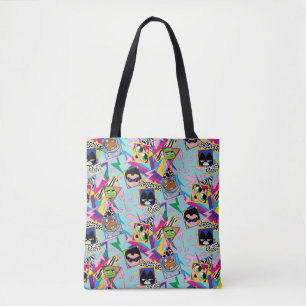 Teen Titans Go!   Retro 90's Group Collage Tote Bag