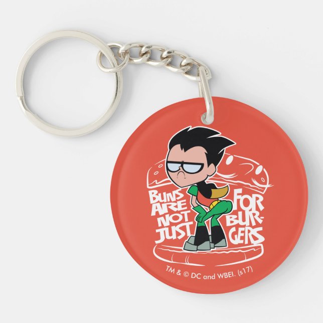 Teen Titans Go! | Robin Booty Scooty Buns Key Ring (Front)
