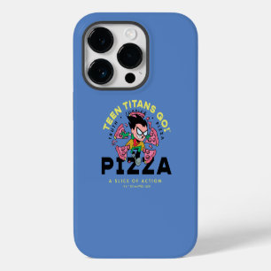 Teen Titans Go! Robin "Truth Justice Pizza" iPhone 14 Pro Case