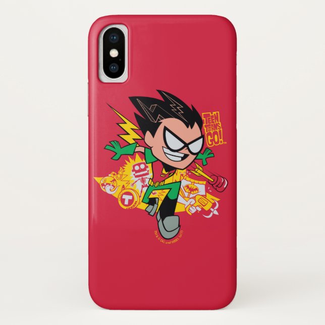 Teen Titans Go! | Robin's Arsenal Graphic Case-Mate iPhone Case (Back)