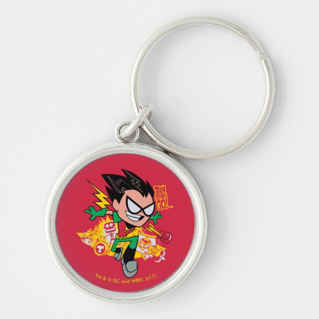 Teen Titans Go! | Robin's Arsenal Graphic Key Ring (Front)