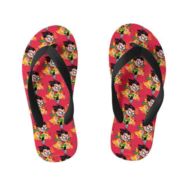 Teen Titans Go! | Robin's Arsenal Graphic Kid's Thongs (Footbed)