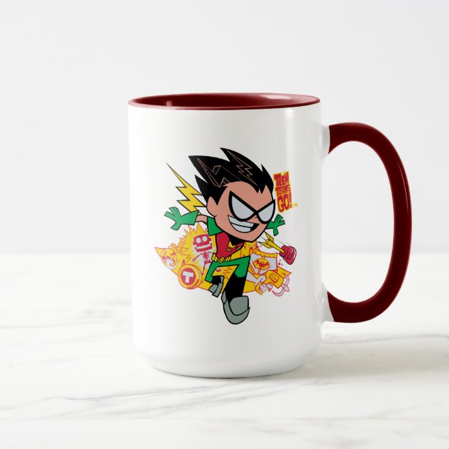 Teen Titans Go! | Robin's Arsenal Graphic Mug (Right)