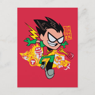 Teen Titans Go! Robin's Arsenal Graphic Postcard