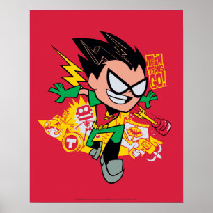 Teen Titans Go!   Robin's Arsenal Graphic Poster