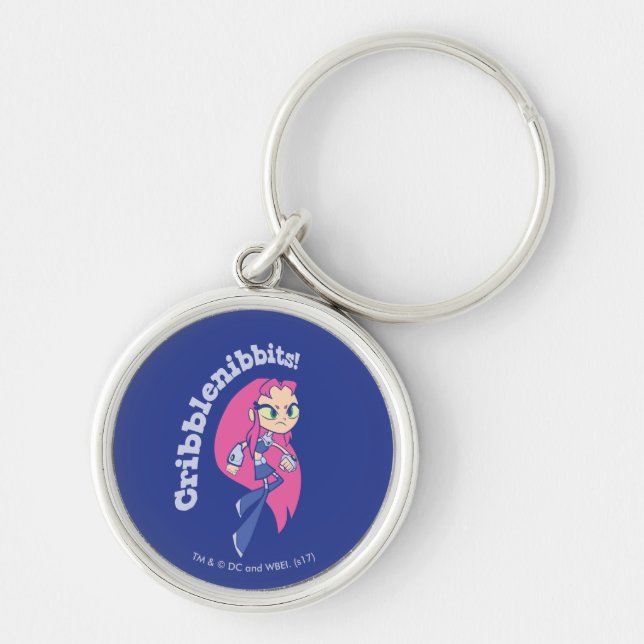 Teen Titans Go! | Starfire "Cribblenibbits!" Key Ring (Front)