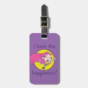 Teen Titans Go! Starfire "I Have The Happiness" Luggage Tag