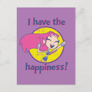 Teen Titans Go! Starfire "I Have The Happiness" Postcard