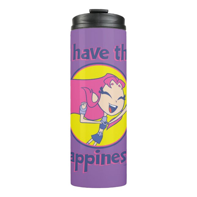 Teen Titans Go! | Starfire "I Have The Happiness" Thermal Tumbler (Front)