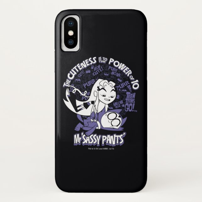 Teen Titans Go! | Starfire & Mr Sassy Pants Case-Mate iPhone Case (Back)