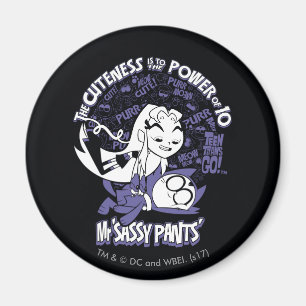 Teen Titans Go!   Starfire & Mr Sassy Pants Magnet