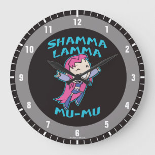 Teen Titans Go! Starfire "Shamma Lamma Mu-Mu" Large Clock