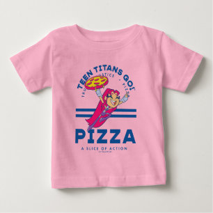 Teen Titans Go! Starfire "Truth Justice Pizza" Baby T-Shirt