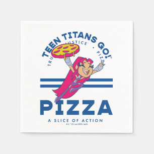 Teen Titans Go! Starfire "Truth Justice Pizza" Napkin