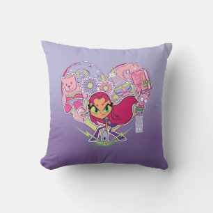 Teen Titans Go!   Starfire's Heart Punch Graphic Cushion