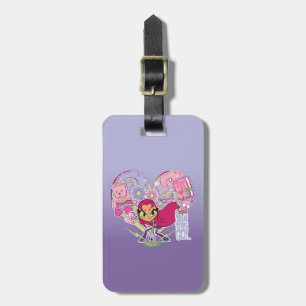 Teen Titans Go! Starfire's Heart Punch Graphic Luggage Tag