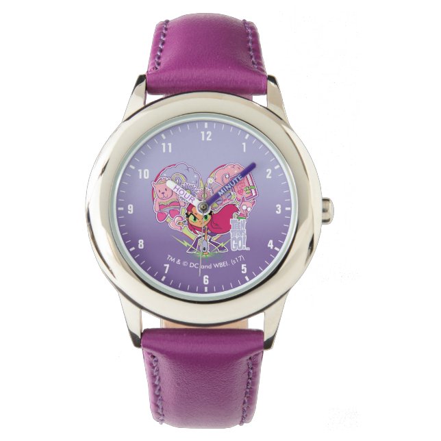 Teen Titans Go! | Starfire's Heart Punch Graphic Watch (Front)