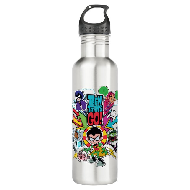 Teen Titans Go! | Team Arrow Graphic 710 Ml Water Bottle (Front)