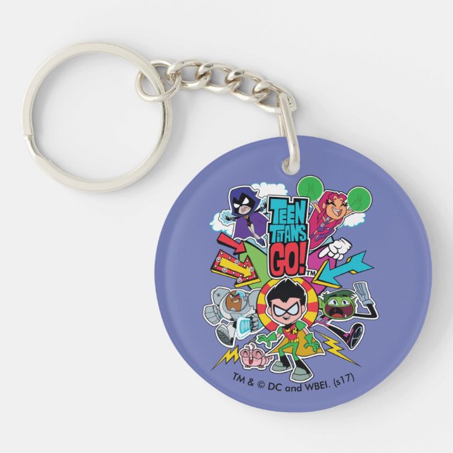 Teen Titans Go! | Team Arrow Graphic Key Ring (Front)