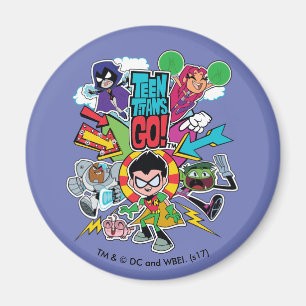 Teen Titans Go! Team Arrow Graphic Magnet