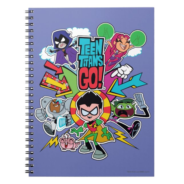 Teen Titans Go! | Team Arrow Graphic Notebook (Front)