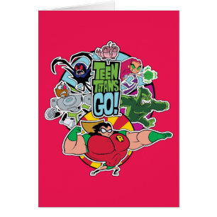 Teen Titans Go! Team Group Graphic